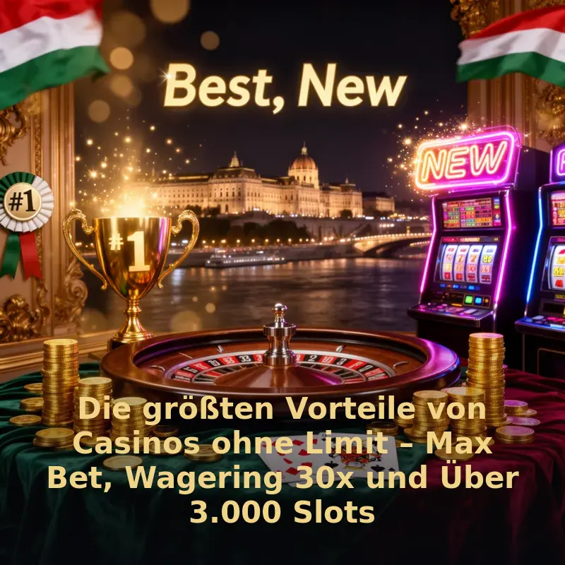Die größten Vorteile von Casinos ohne Limit – Max Bet, Wagering 30x und Über 3.000 Slots